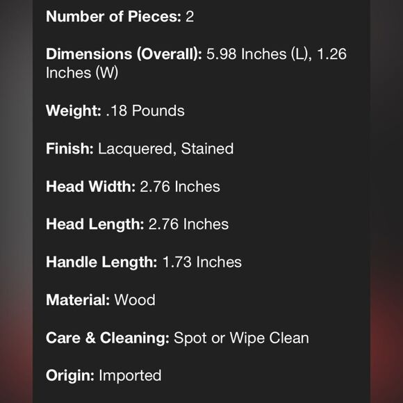 Hearth & Hand 2 Wooden Scoops - Picture 4 of 5